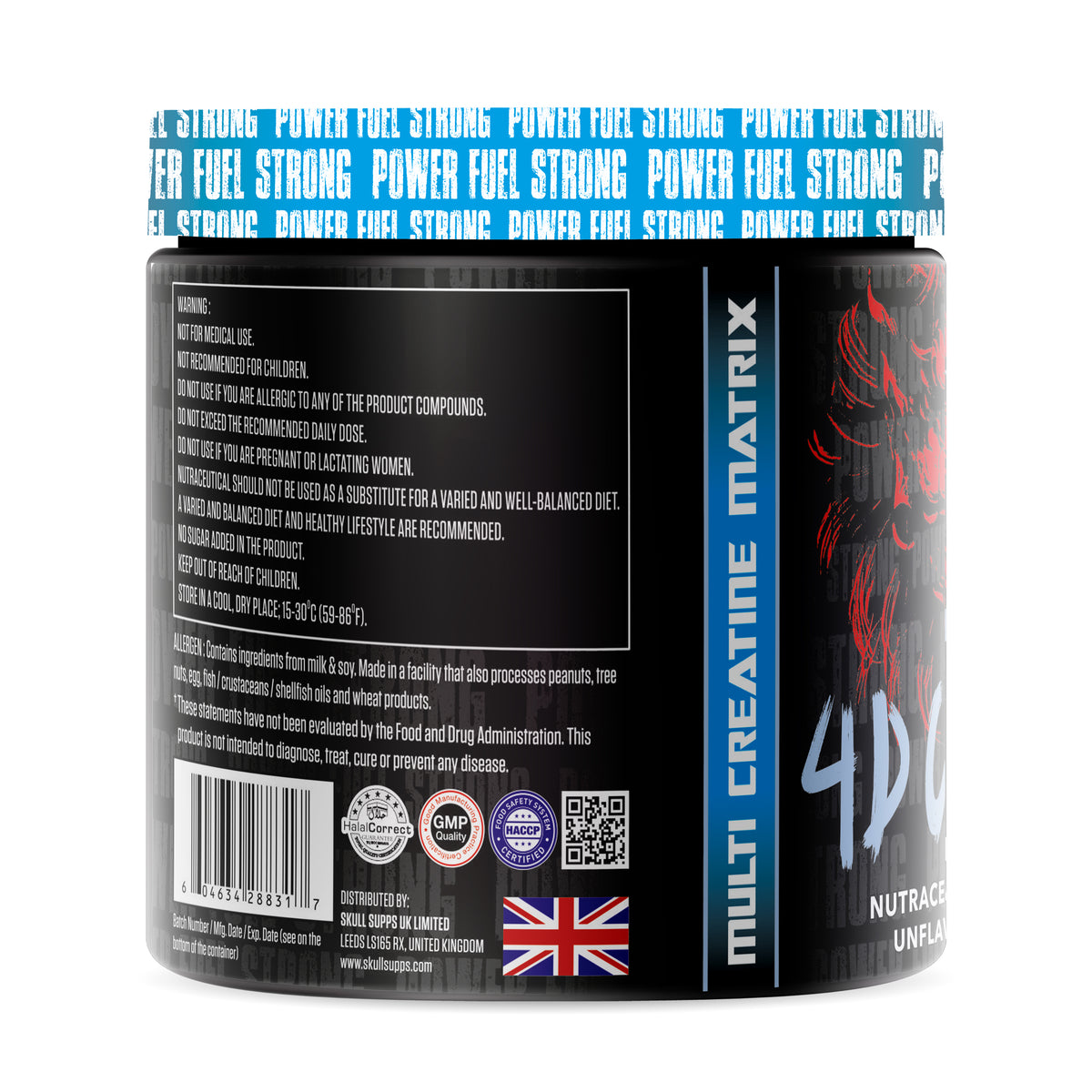 Skull Supps 4D Creatine Unflavored