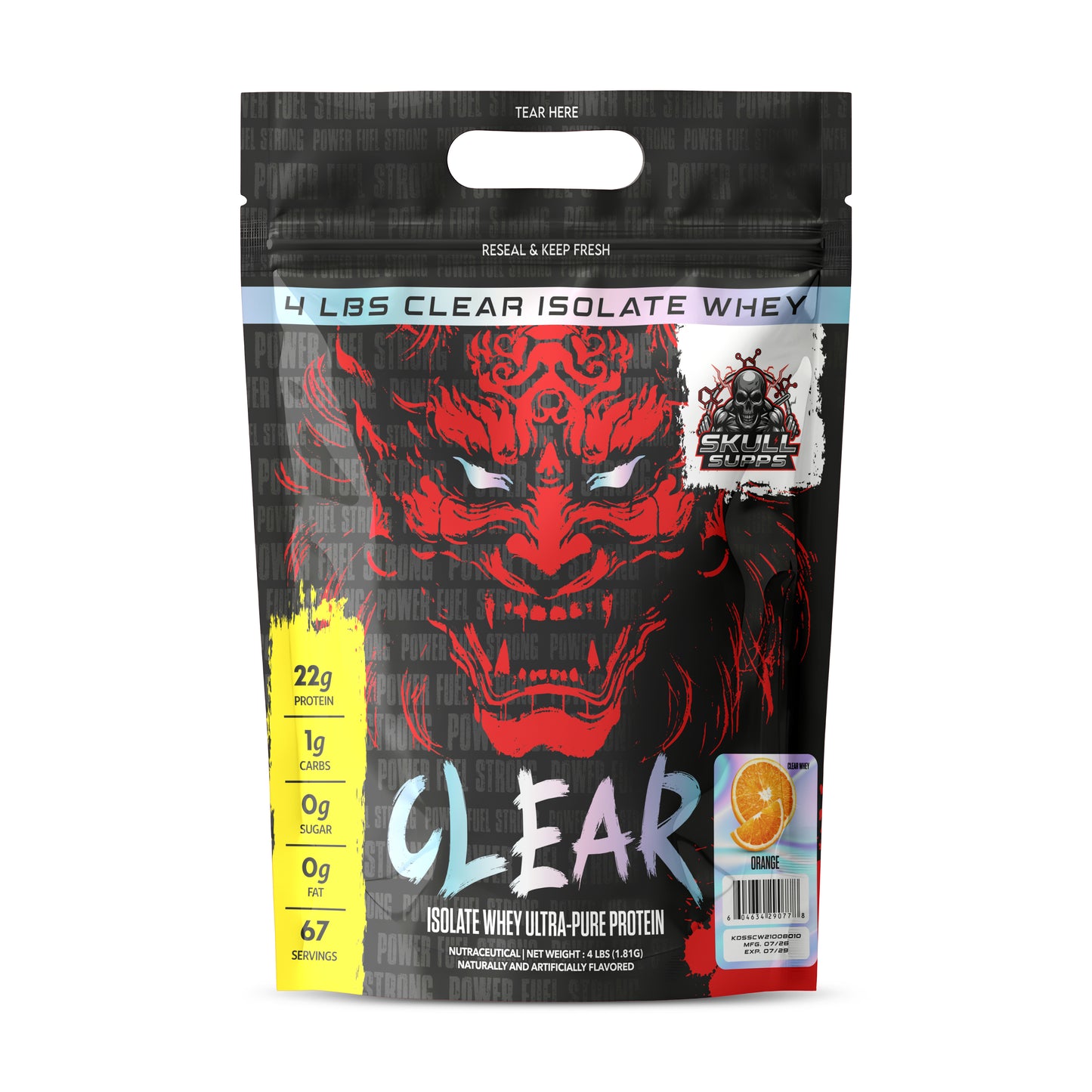 Skull Supps Clear Whey Protein