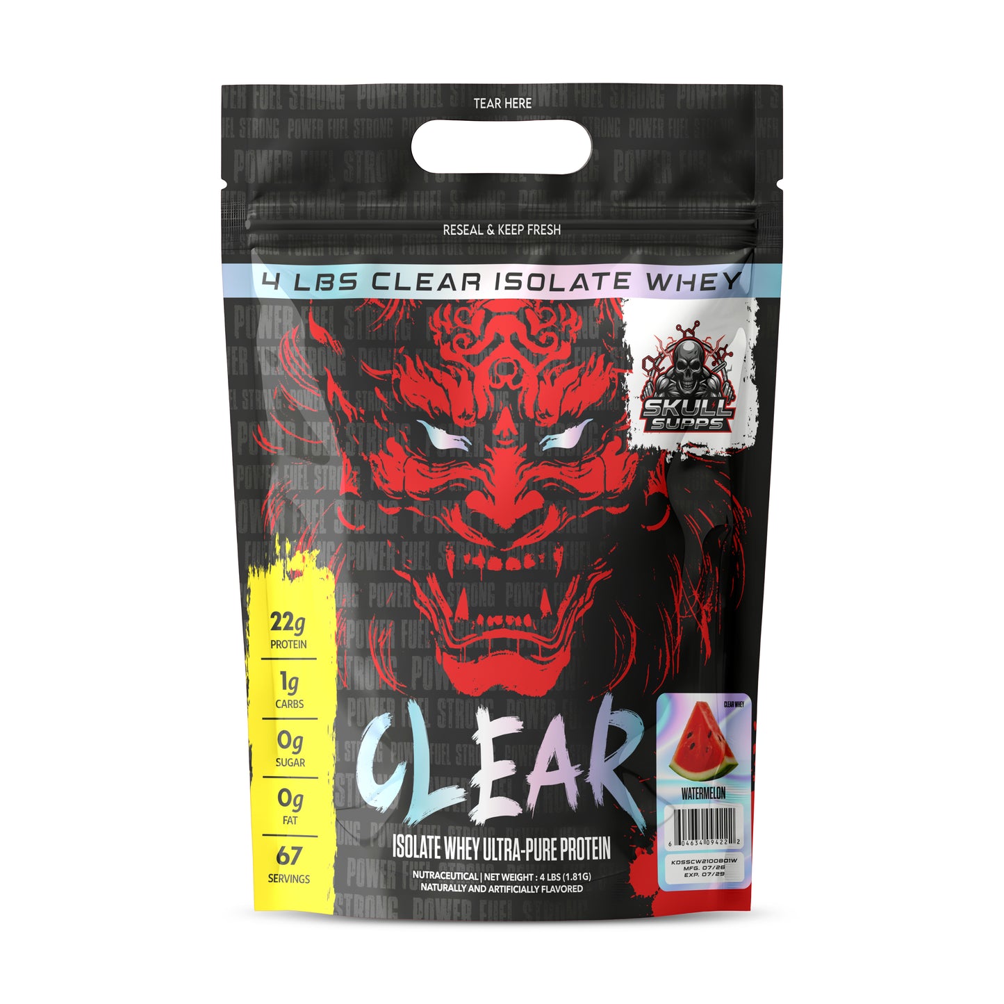 Skull Supps Clear Whey Protein